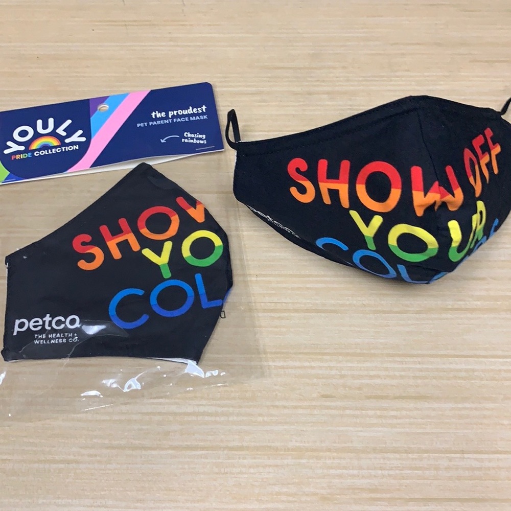Petco Pride Face Mask NEW OS